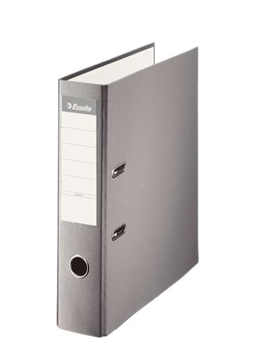 Classeur à levier Esselte - Format A4 - Dos 75 mm - Capacité 500 feuilles - Gris