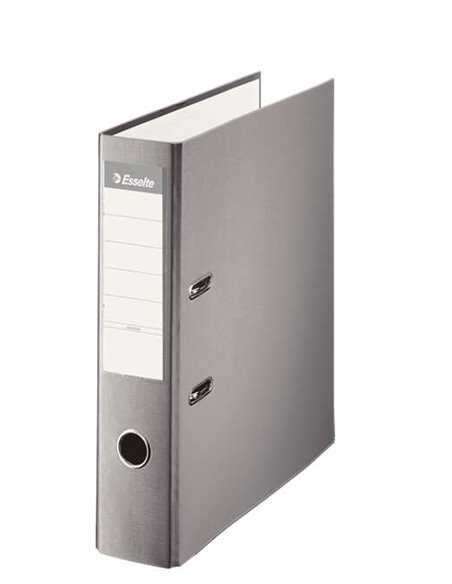 Classeur à levier Esselte - Format A4 - Dos 75 mm - Capacité 500 feuilles - Gris