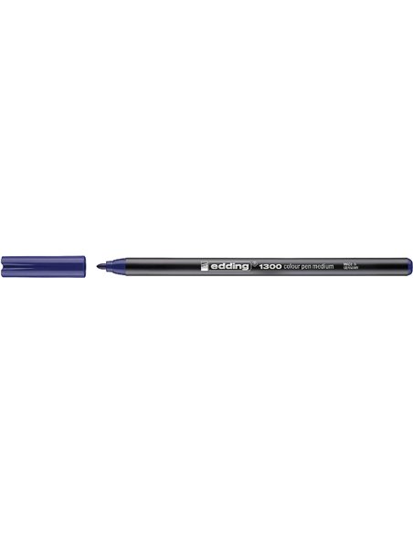 Marqueur Edding 1300 - Pointe ronde - Ligne 2 mm - Encre à base d'eau - Bleu