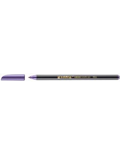 Marqueur Edding 1200 - Pointe ronde - Ligne 1 mm - Encre à base d'eau - Couleur violet métallisé
